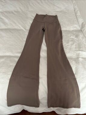 TNA Women's Brown Flared Yoga Pants